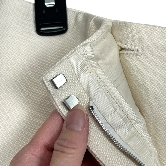 The Row Ivory Max Straight Leg Trousers Women’s Size 2 Minimalist Luxe Style - Picture 7 of 15